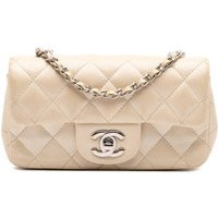 Womens Preloved Mini Flap Bag Classic Quilted- Brown Crossbody Bags - One Size | NastyGal UK