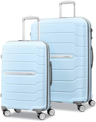 Samsonite Freeform 2-Piece Luggage Set - Carry-On & Large Checked Luggage with Dual Spinner Wheel... | Amazon (US)