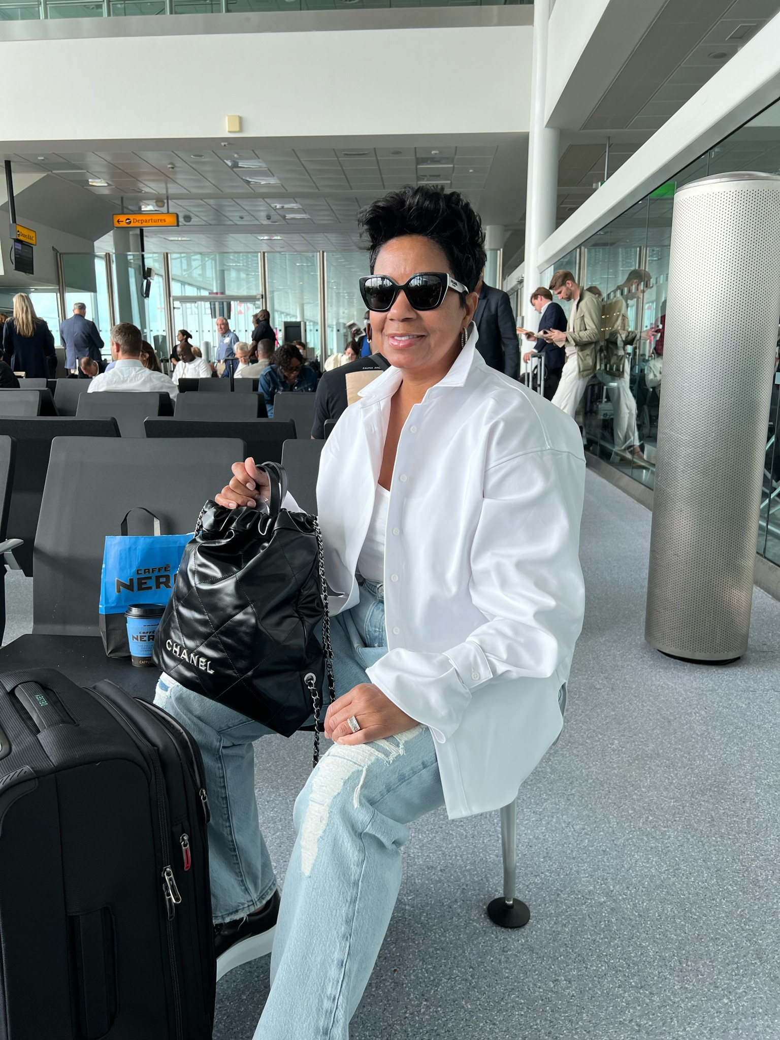 The quality of this shirt is great!’ I will purchase in black  