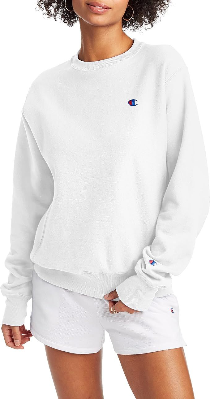 Champion, Reverse Weave, Oversized Fleece Crewneck Sweatshirt for Women | Amazon (US)