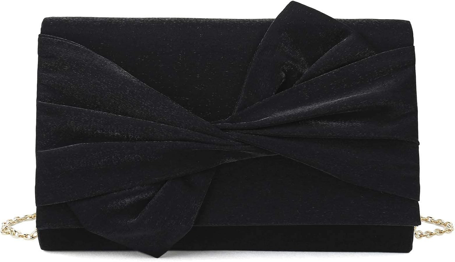 Satin Evening Bag Bow Flap Clutch Purse for Women Formal Party/Prom/Wedding… | Amazon (US)