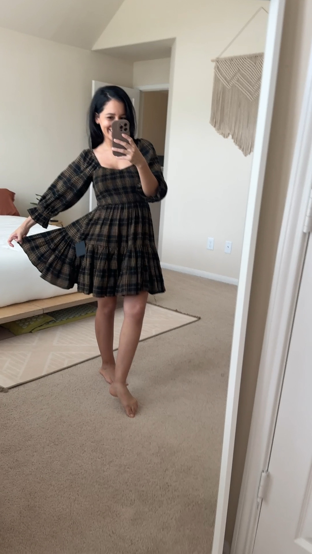Plaid autumn seasonal Lulu’s dress

#LTKSeasonal #LTKSaleAlert #LTKVideo