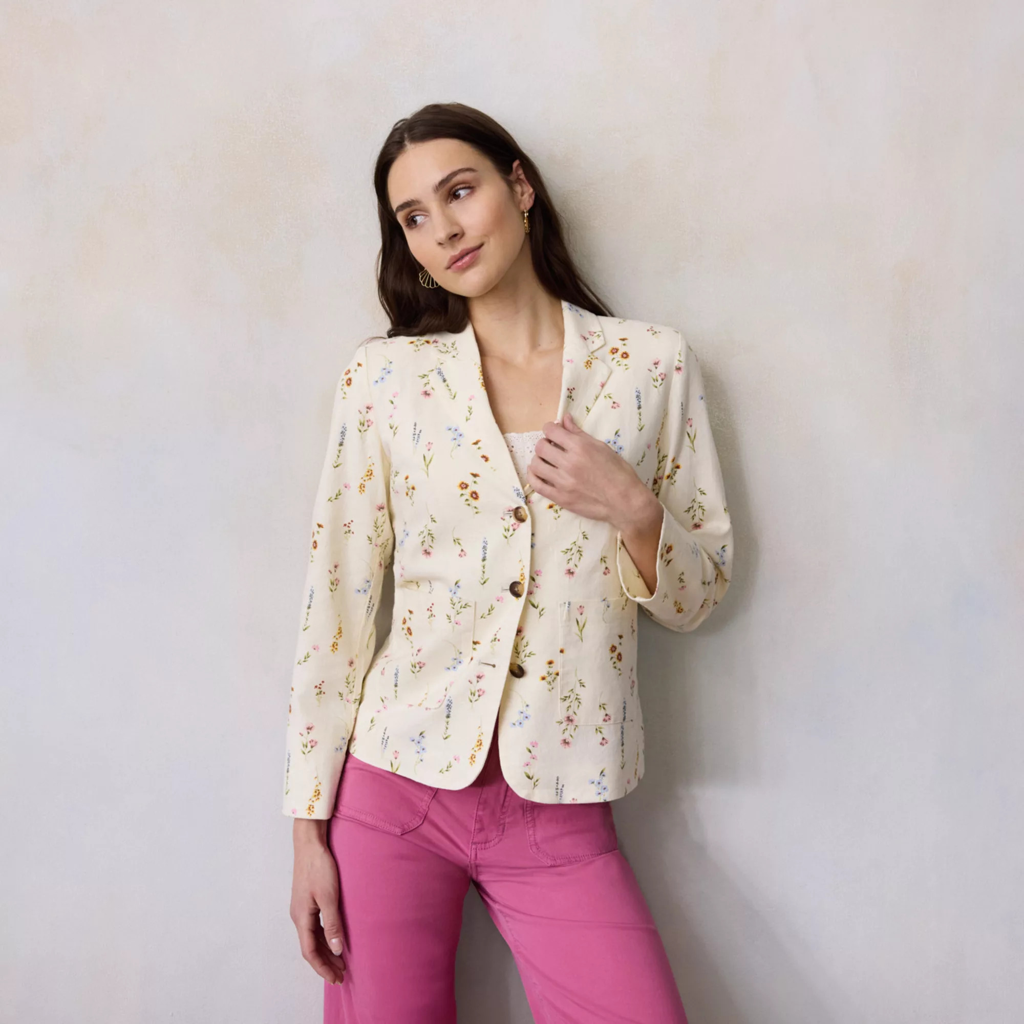 Petite LC Lauren Conrad Patch Pocket Blazer | Kohl's