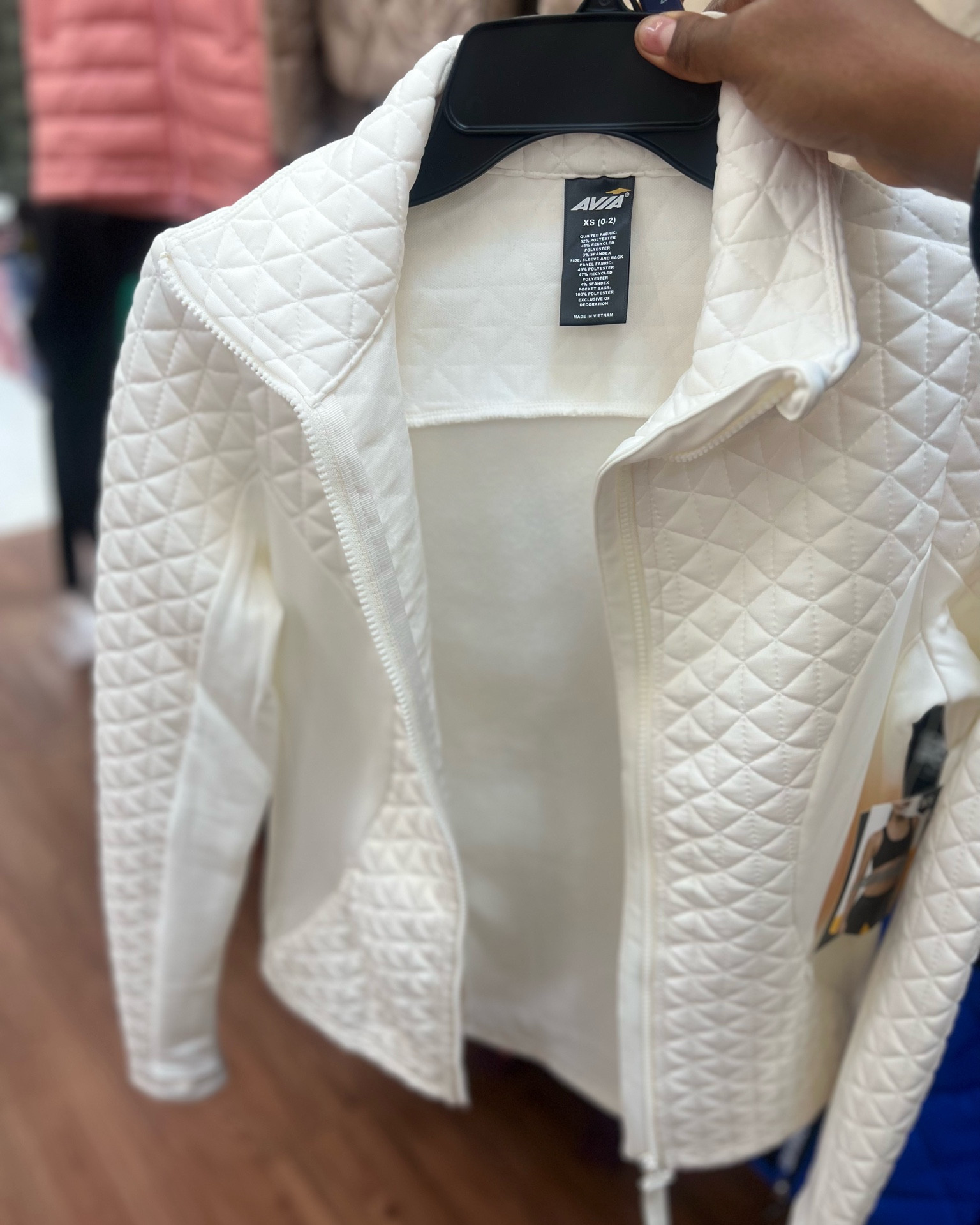 Do you love a wrong section find too? Found this cuteness all buttery off white & quilted, perfect workout jacket just hanging out! 

#LTKSeasonal #LTKtravel #LTKfitness