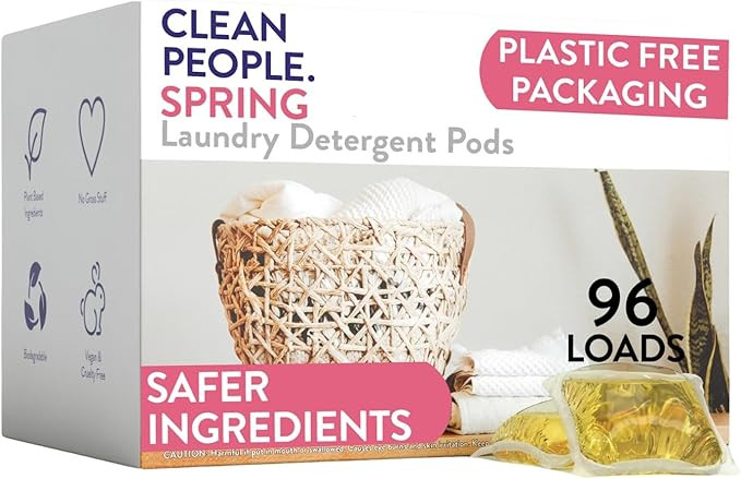 The Clean People Laundry Detergent Pods - Hypoallergenic Laundry Pods - Ultra Concentrated, Recyc... | Amazon (US)