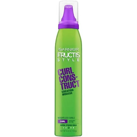 Garnier Fructis Style Curl Construct Creation Mousse Extra Strong Hold 6.80 oz (Pack of 2) | Walmart (US)