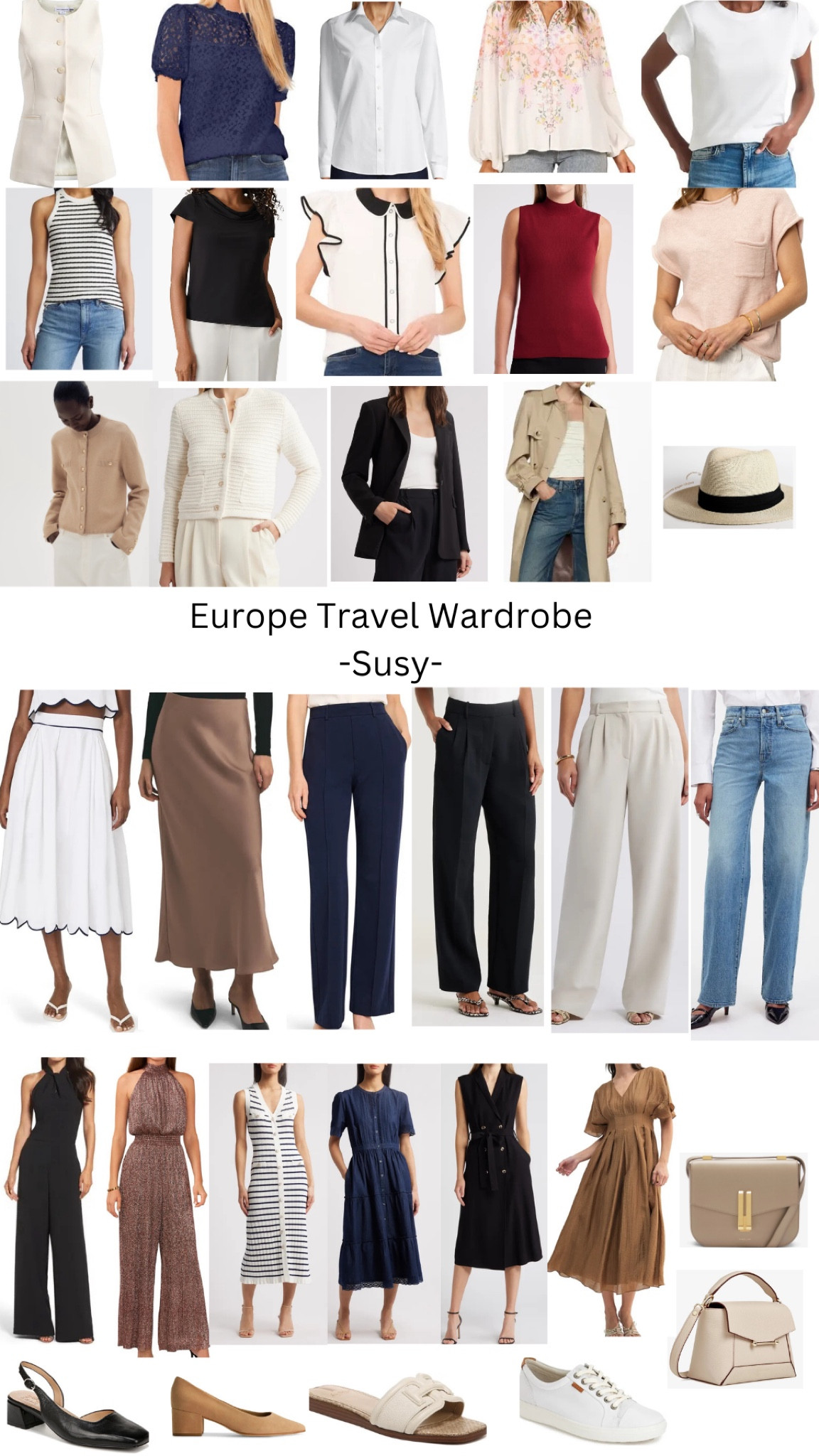 Europe Travel Wardrobe 

#LTKStyleTip #LTKSeasonal #LTKShoeCrush