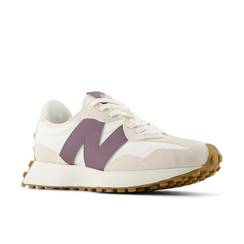 New Balance Womens 327 Linen/Sea Salt/Dark Ice Wine (Women 7.5 Medium) | Amazon (US)