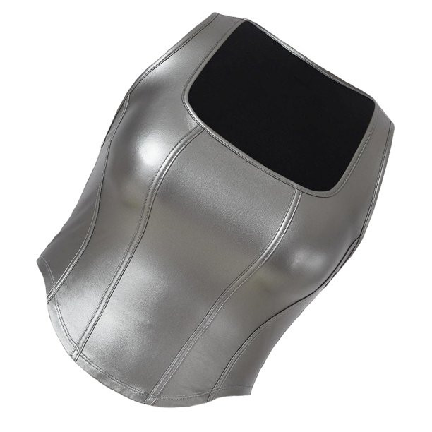 Party Plain Square Neck Tank Silver Plus Size Tank Tops & Camis (Women's) | Walmart (US)