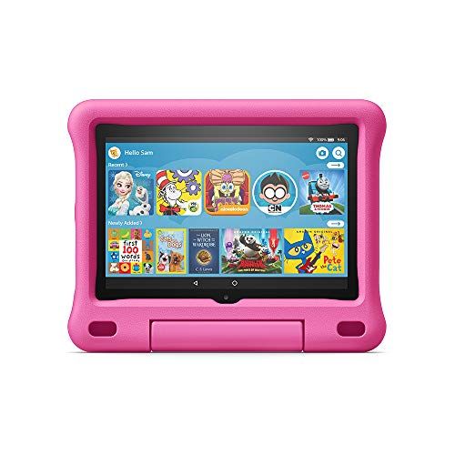 Fire HD 8 Kids tablet, 8" HD display, ages 3-7, 32 GB, Pink Kid-Proof Case | Amazon (US)