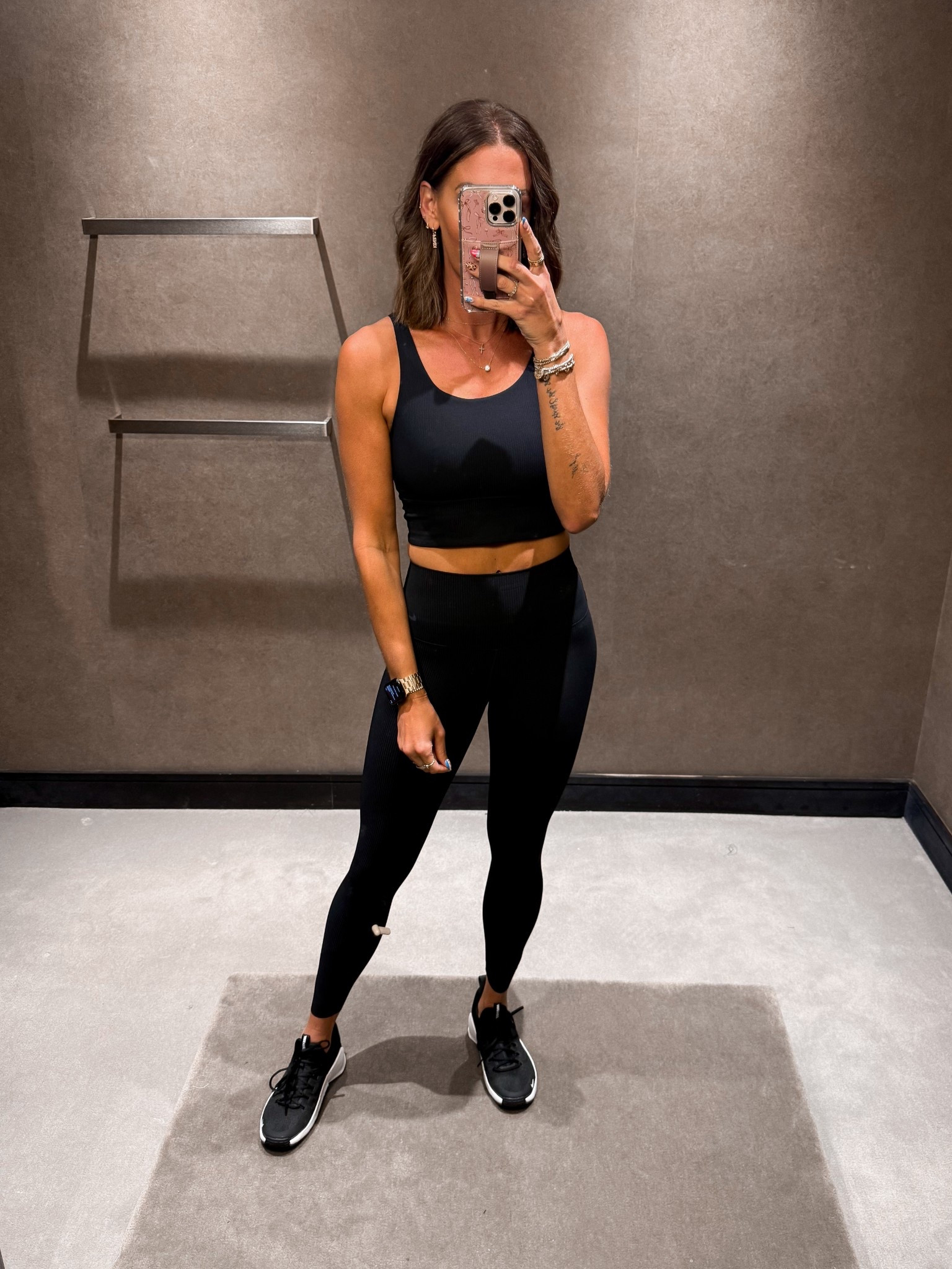 Sports bra-medium
Leggings-small
Sneakers-size down 1/2

#LTKStyleTip #LTKShoeCrush #LTKActive