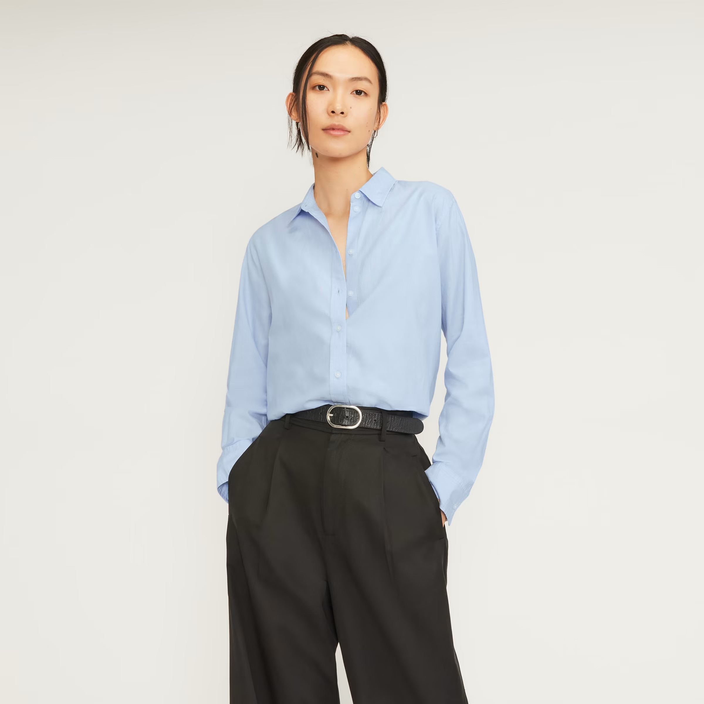 The Silky Cotton Relaxed Shirt | Everlane