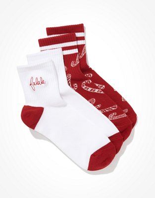 AE Falala Boyfriend Sock 2-Pack | American Eagle Outfitters (US & CA)