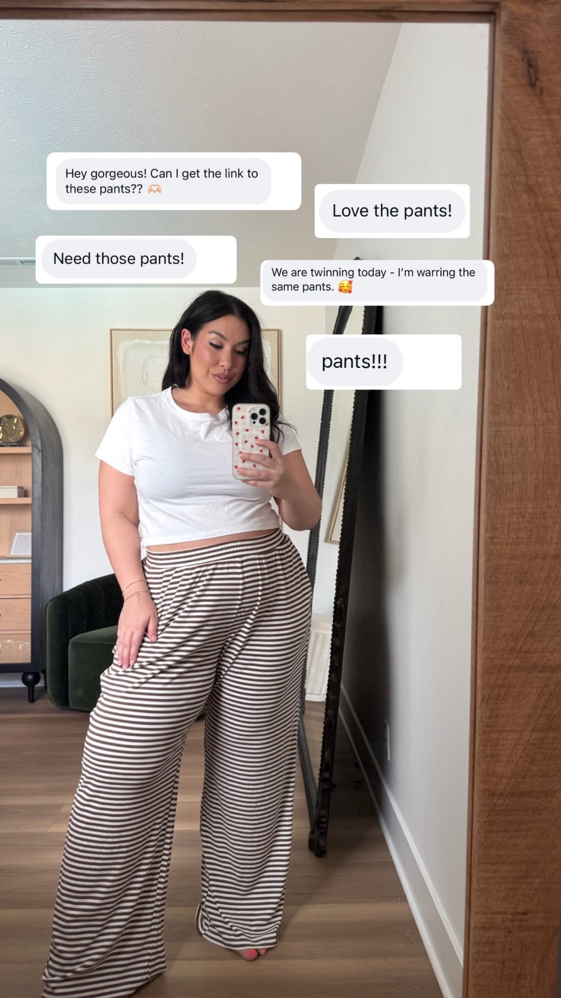 My favorite lounge pants that come in several colors! Size XL
-
-
-
Midsize outfit, midsize fashion, soft pants, striped pants

#LTKootd #LTKmomlife #LTKMidsize