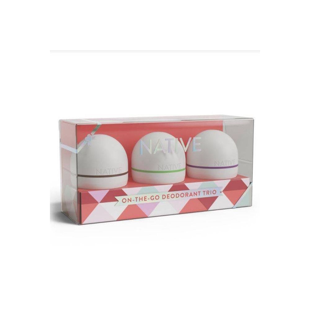 Native Limited Edition On-the-Go Holiday Deodorant Trio Gift Set - 0.6oz | Target