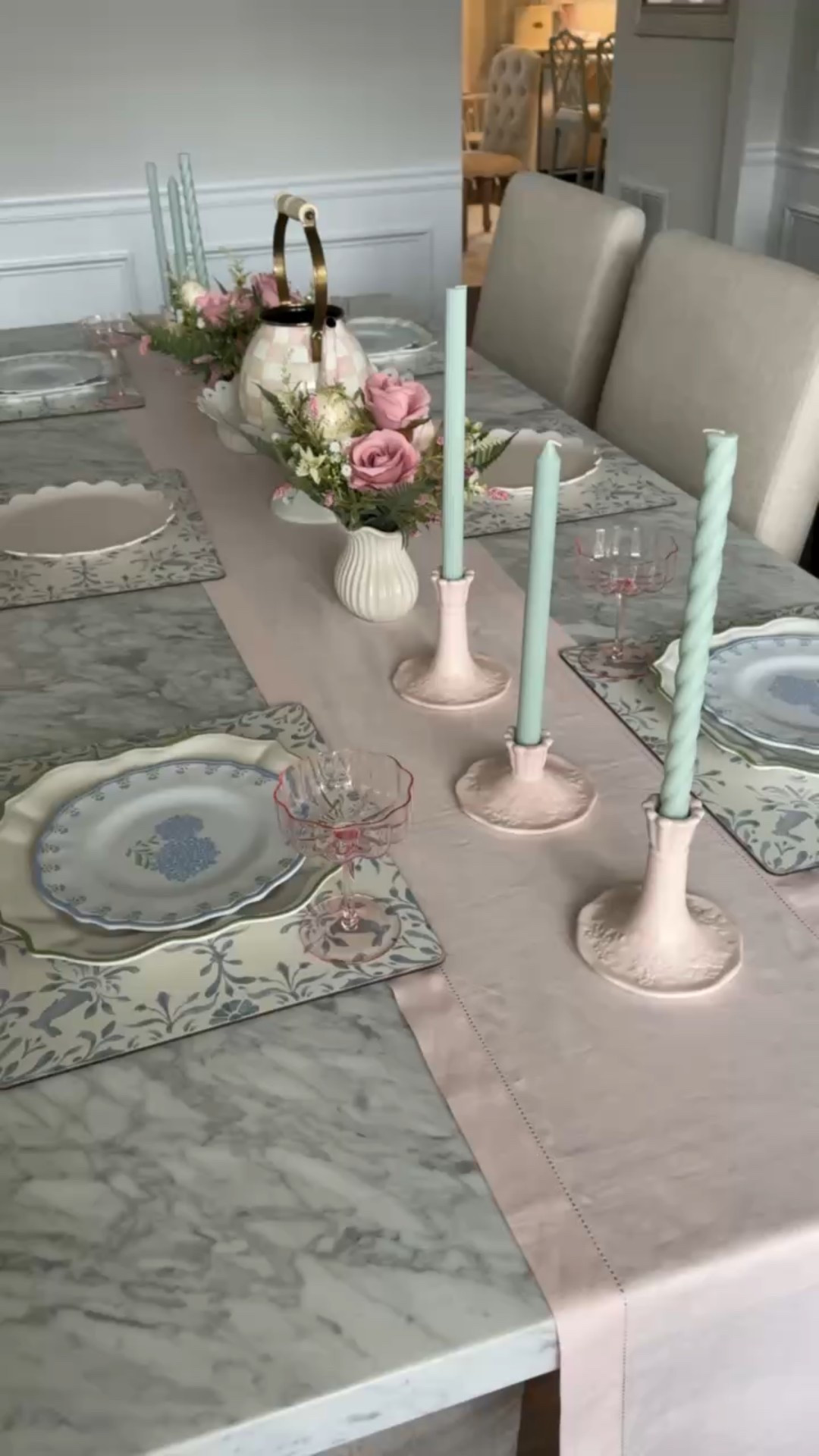 My Easter / spring tablescape! Home decor // table decor // Easter decor // spring home decor 

#LTKSeasonal #LTKHome #LTKWatchNow