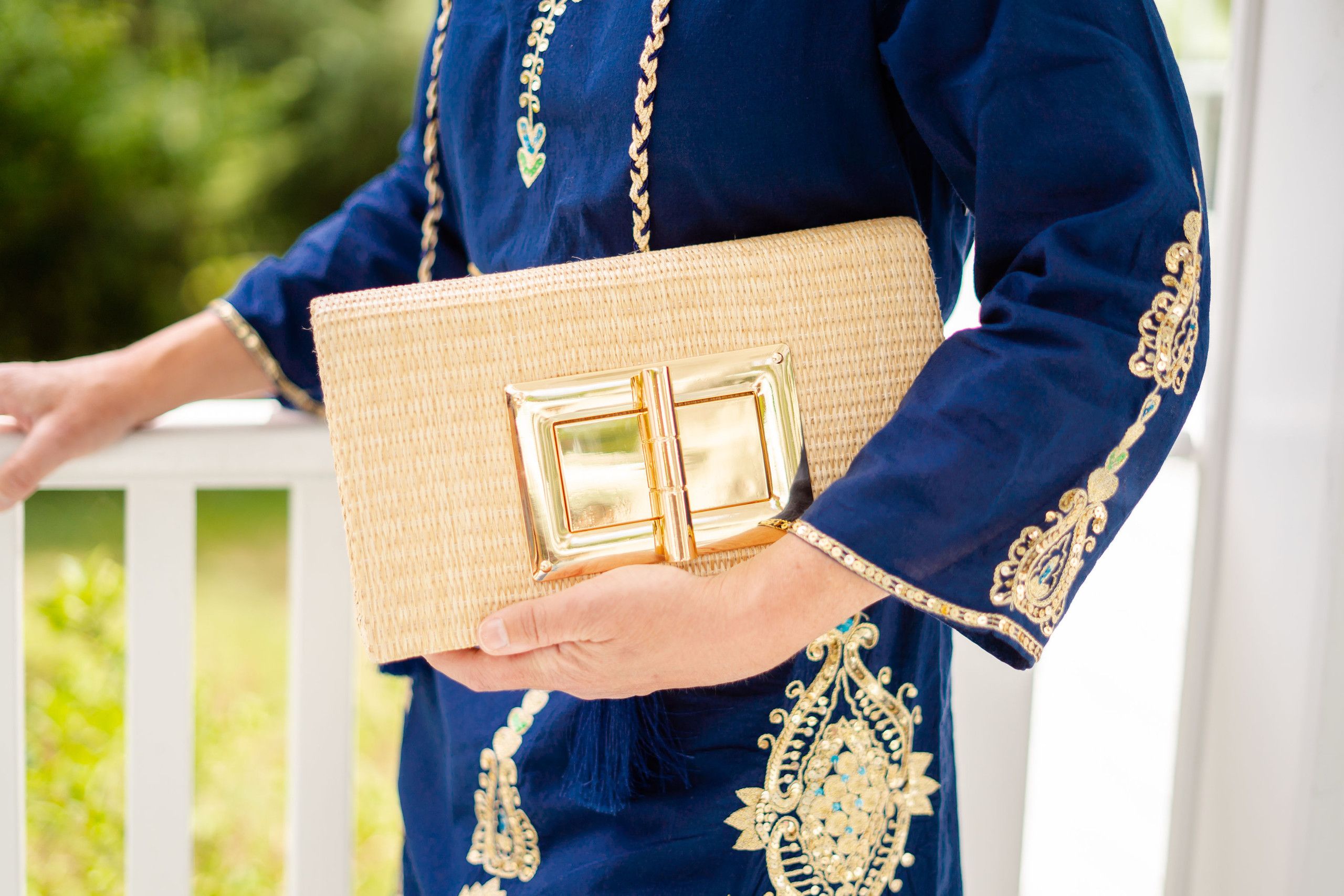 Lillian Clutch - Straw | Lisi Lerch Inc