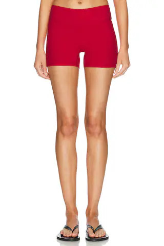 437 The Micro Short in Red | FWRD 