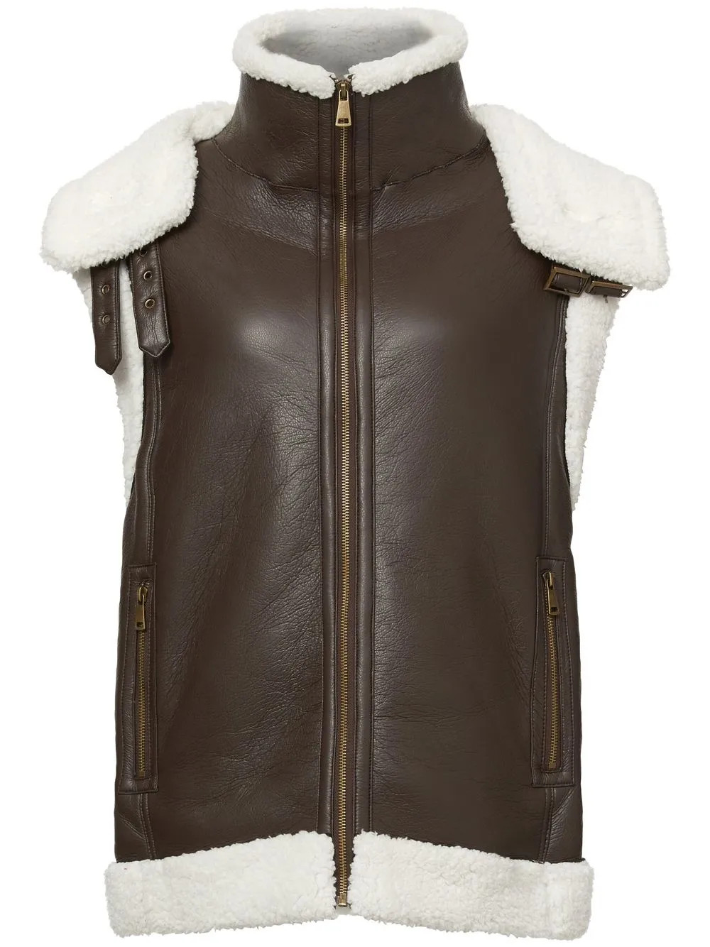 Unreal Fur Master Control faux-shearling Vest - Farfetch | Farfetch Global
