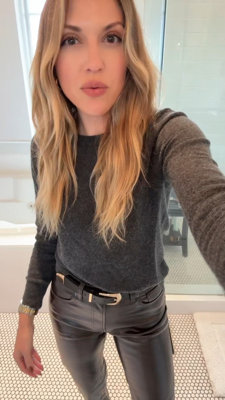 Mixing base neutrals - not only can you do…you should do it!! This quince sweater is so soft and such good quality - min is sold out but I linked the $50 option which is just as good for you here!  These Gap pants are on sale for under $20 right now!!! Basically free in girl math! 

#LTKfindsunder50 #LTKstyletip #LTKsalealert