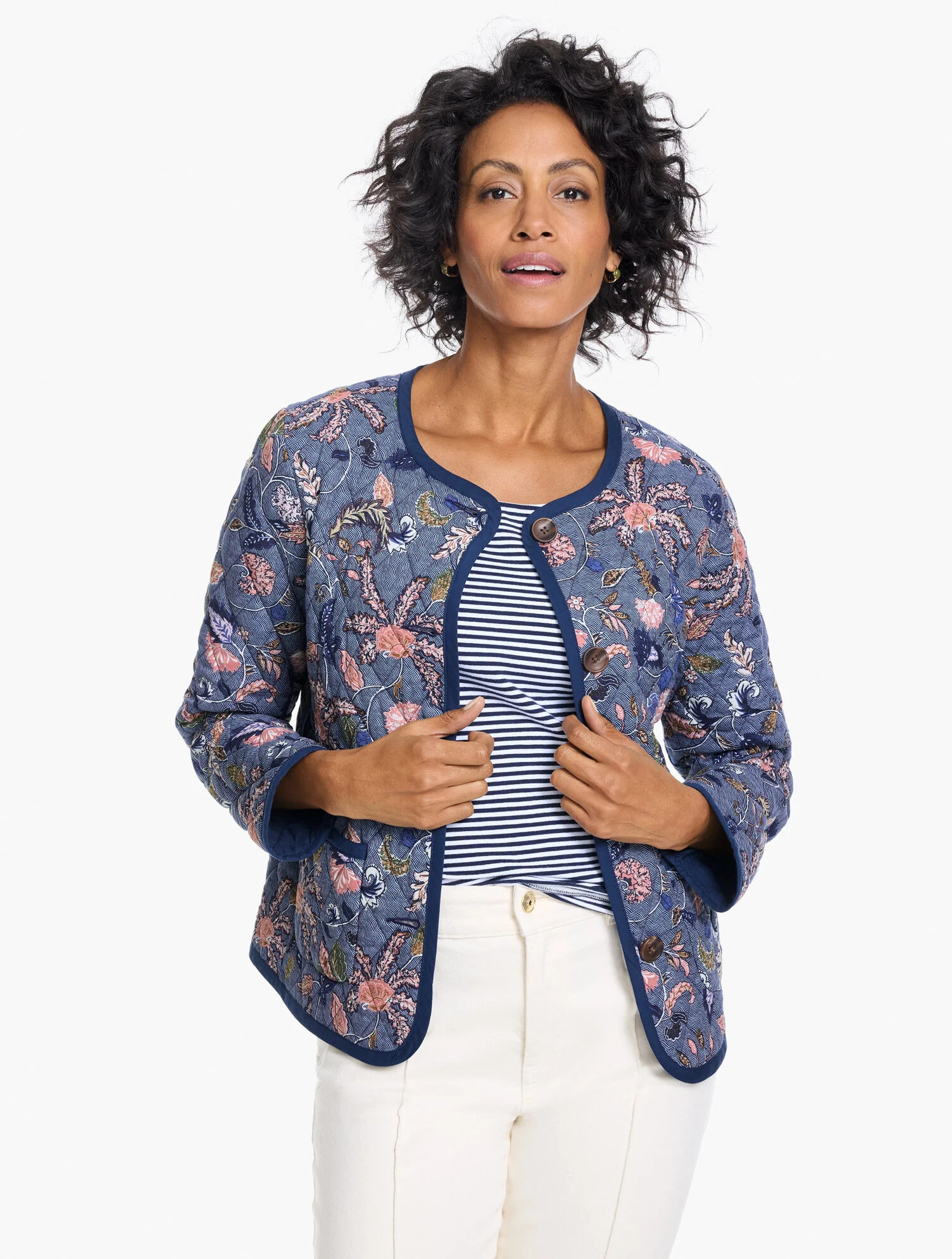 Quilted Jacket - Fresh Poppy | Talbots