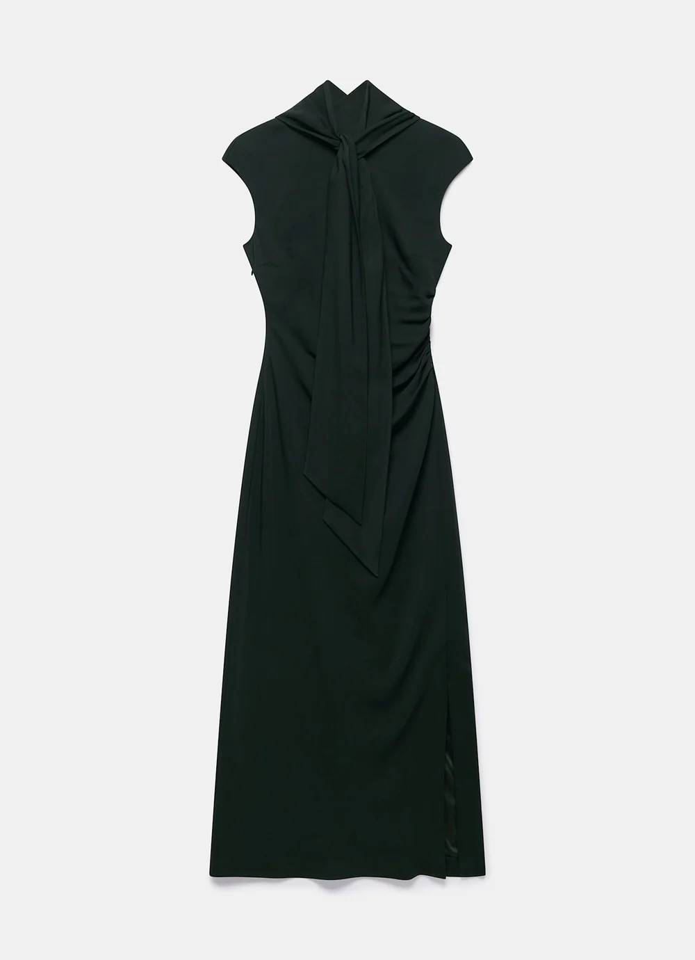 Black Scarf Detail Maxi Dress | Mint Velvet