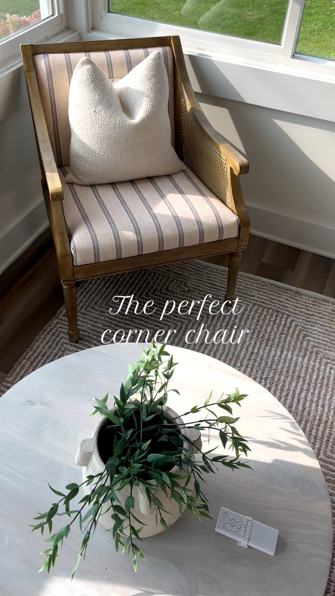 Every room needs that one piece that pulls it all together, this striped blue accent chair from Wayfair does exactly that. 
It’s bold enough to stand out, yet versatile enough to blend with your favorite decor. The perfect cozy corner upgrade.

Shop the exact chair through my LTK.

#WayfairHome #AccentChair #LTKHome #BlueAndWhiteDecor #CozyCorner #HomeStyling 