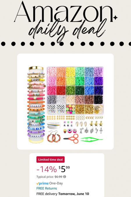 Amazon bead kit for kids on sale

#LTKFindsUnder50 #LTKKids #LTKSaleAlert