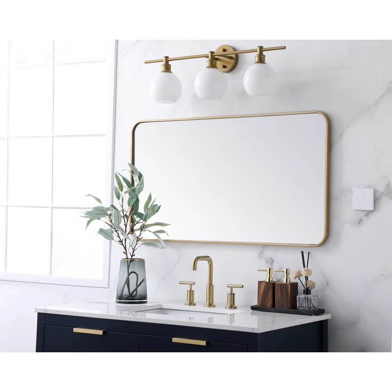 Alessandra Metal Wall Mirror | Wayfair North America
