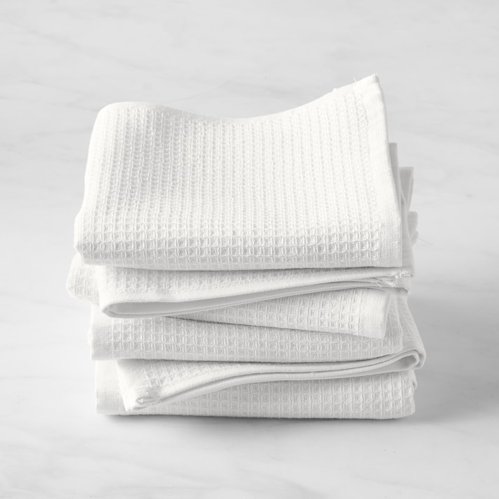 Williams Sonoma Super Absorbent Waffle Weave Towels, Set of 4 | Williams-Sonoma