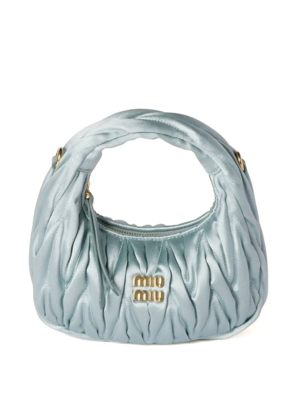 Miu Miu mini Wander tote bag - Blue | Farfetch Global