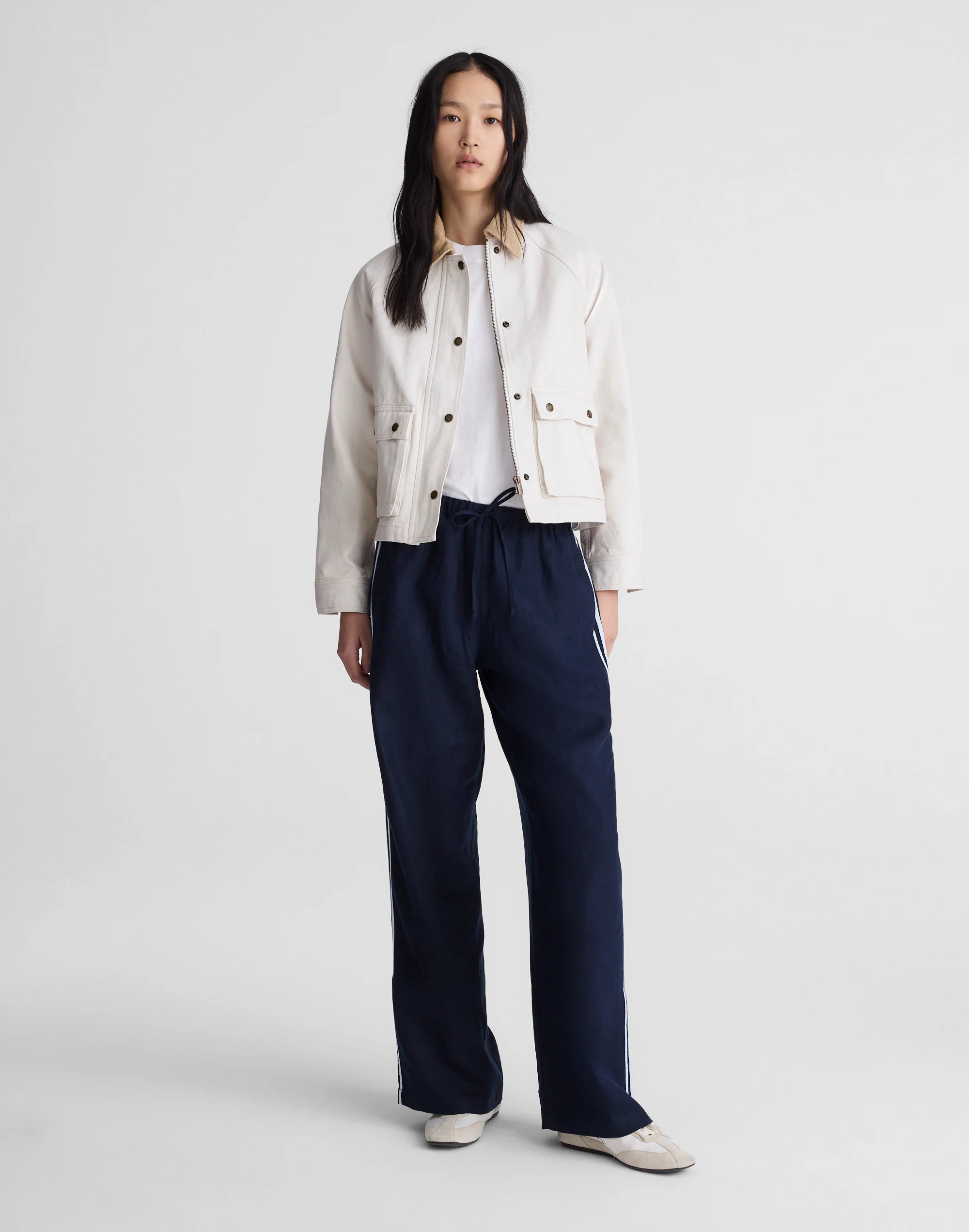 Pull-On Pants in 100% Linen | Madewell