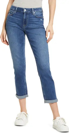 PAIGE Brigitte High Waist Slim Boyfriend Jeans | Nordstrom | Nordstrom