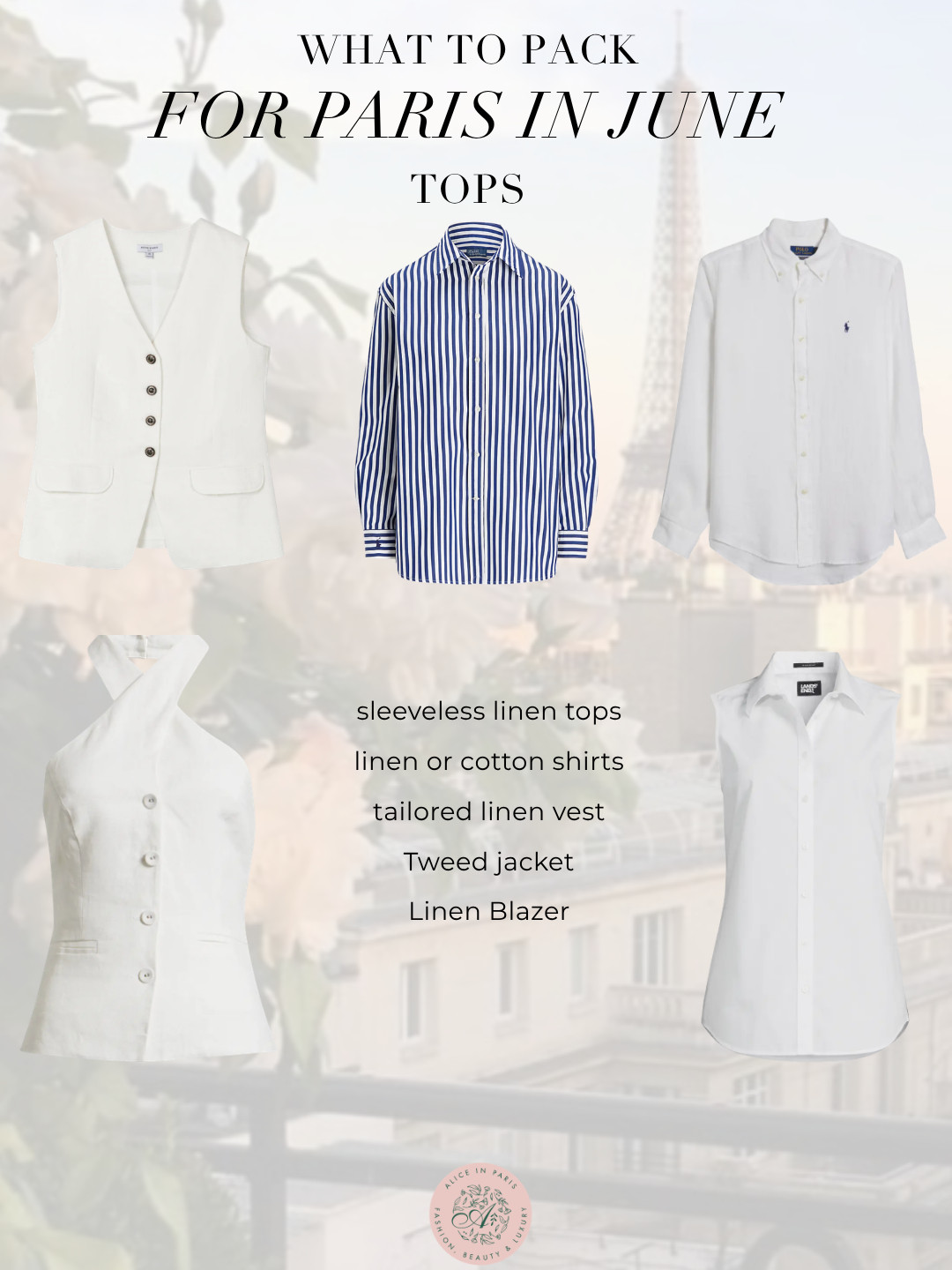 what to wear in paris in june 

 