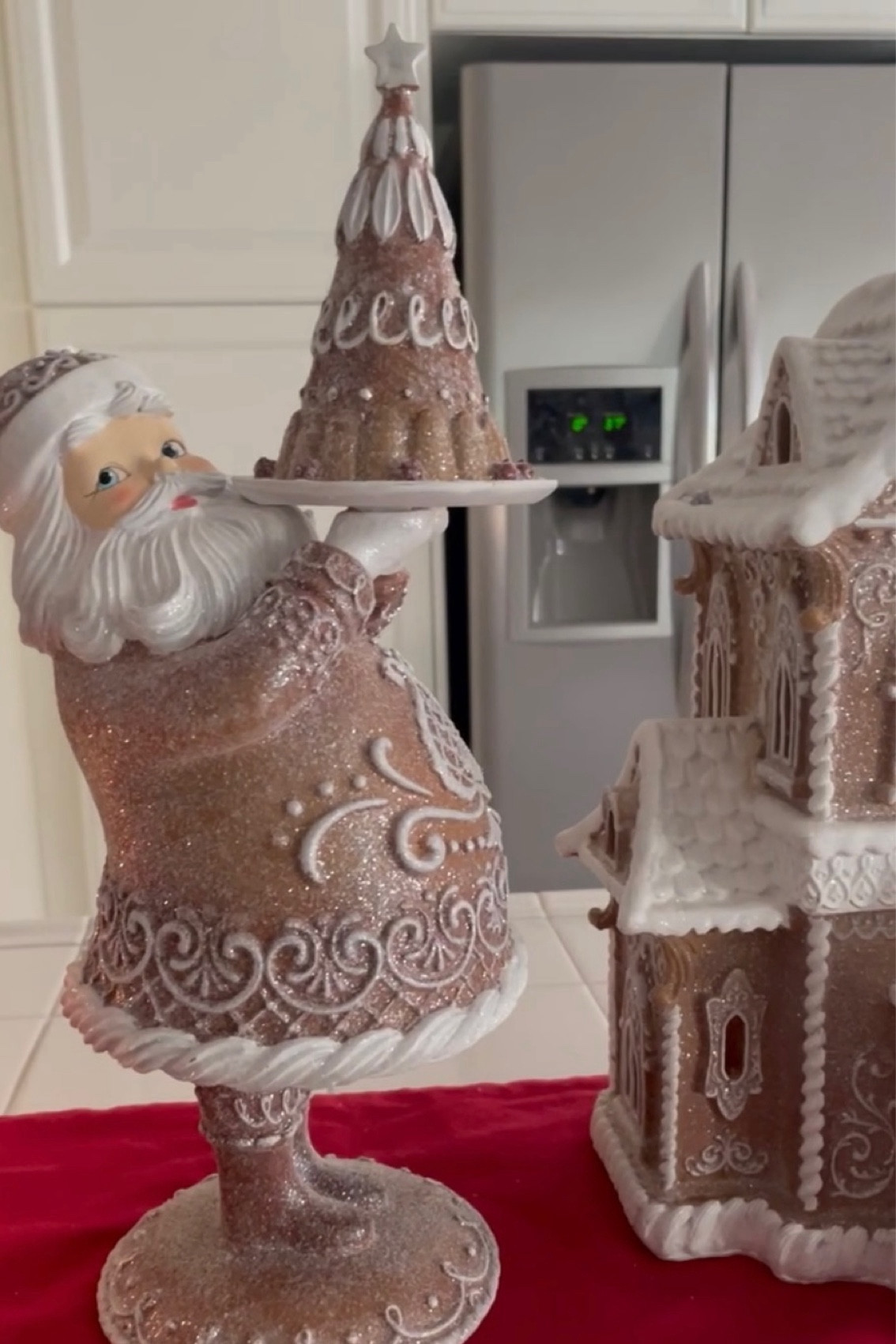 Adorable gingerbread Santa and Mrs Claus. 

#LTKHoliday #LTKhome #LTKSeasonal