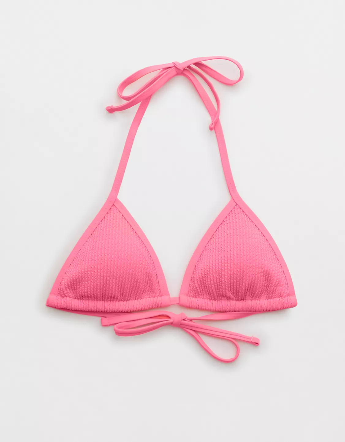 Aerie Crinkle String Triangle Bikini Top | Aerie