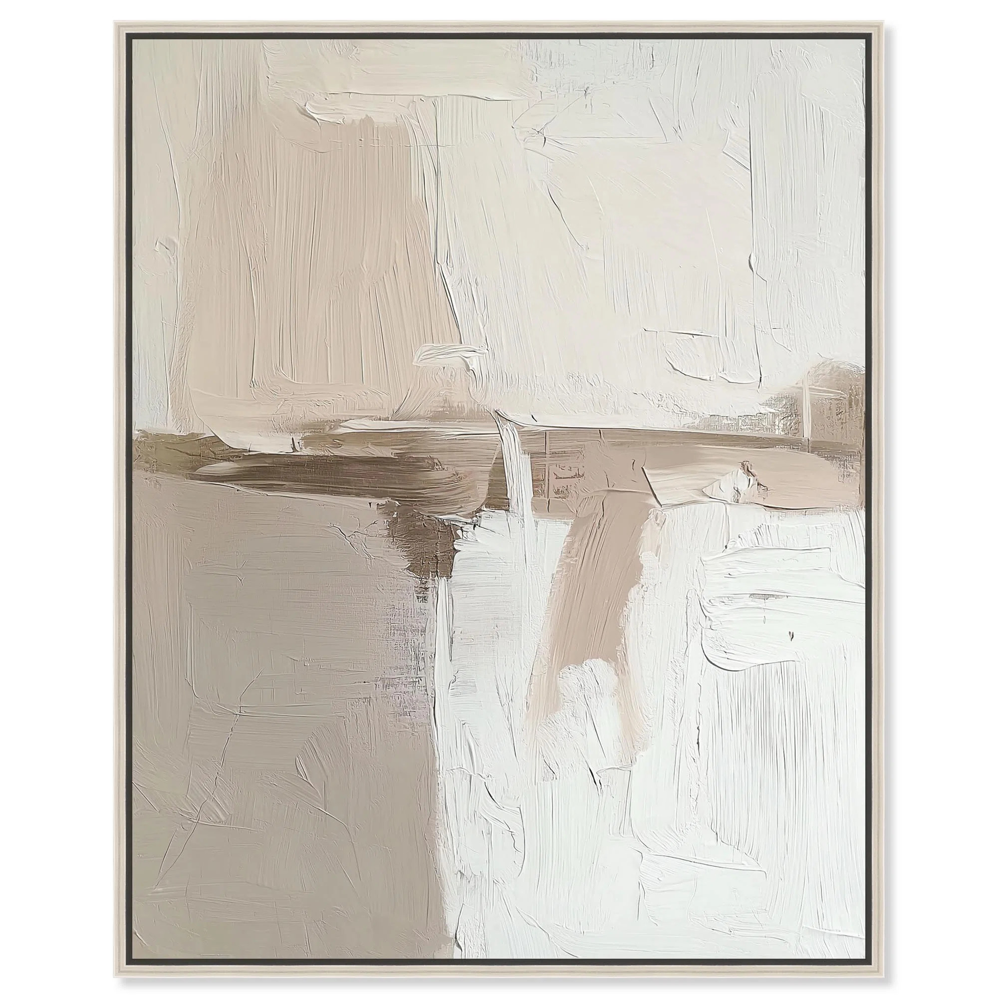 Sandstone Impressions Canvas Neutral Boho by Art Remedy | Wayfair North America