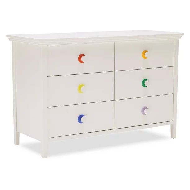 White 6 Drawer Dresser by Drew Barrymore Flower Kids | Walmart (US)