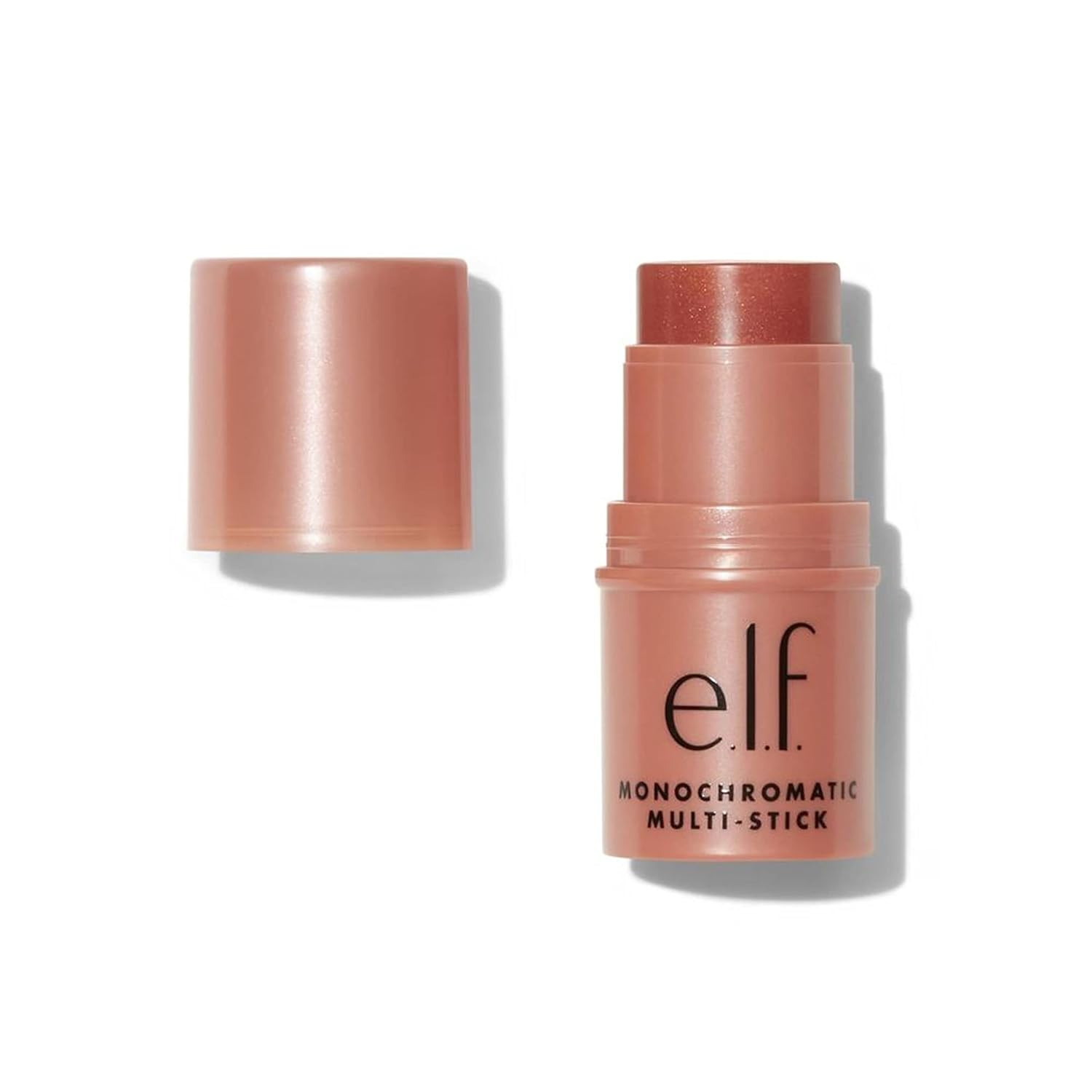 e.l.f. Monochromatic Multi Stick, Luxuriously Creamy & Blendable Color, For Eyes, Lips & Cheeks, Vegan & Cruelty-Free, Bronzed Cherry, 0.155 Oz | Amazon (US)