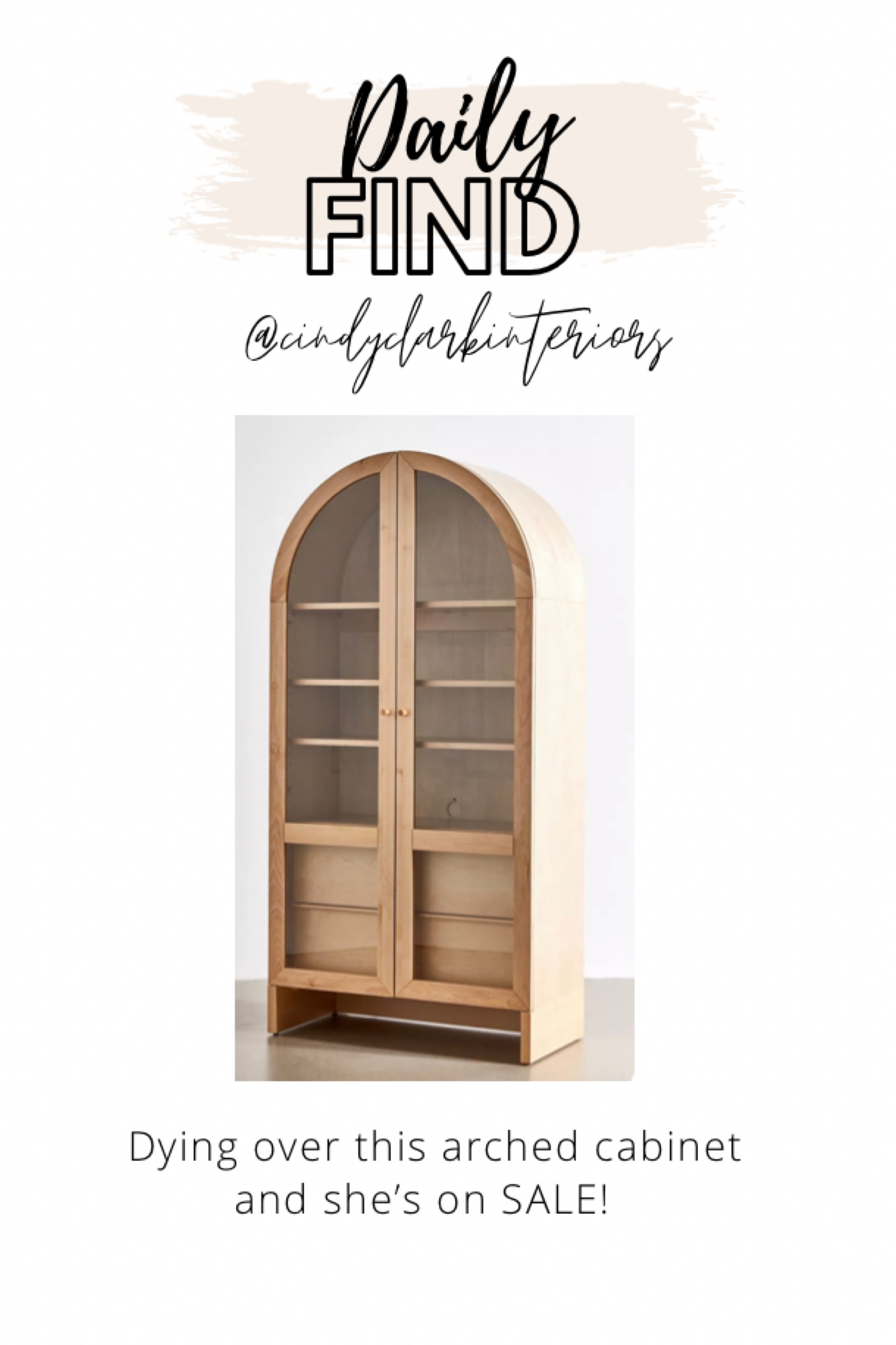 The loveliest arched cabinet that’s on sale! 

Urban Outfitters, arched cabinet

#LTKhome