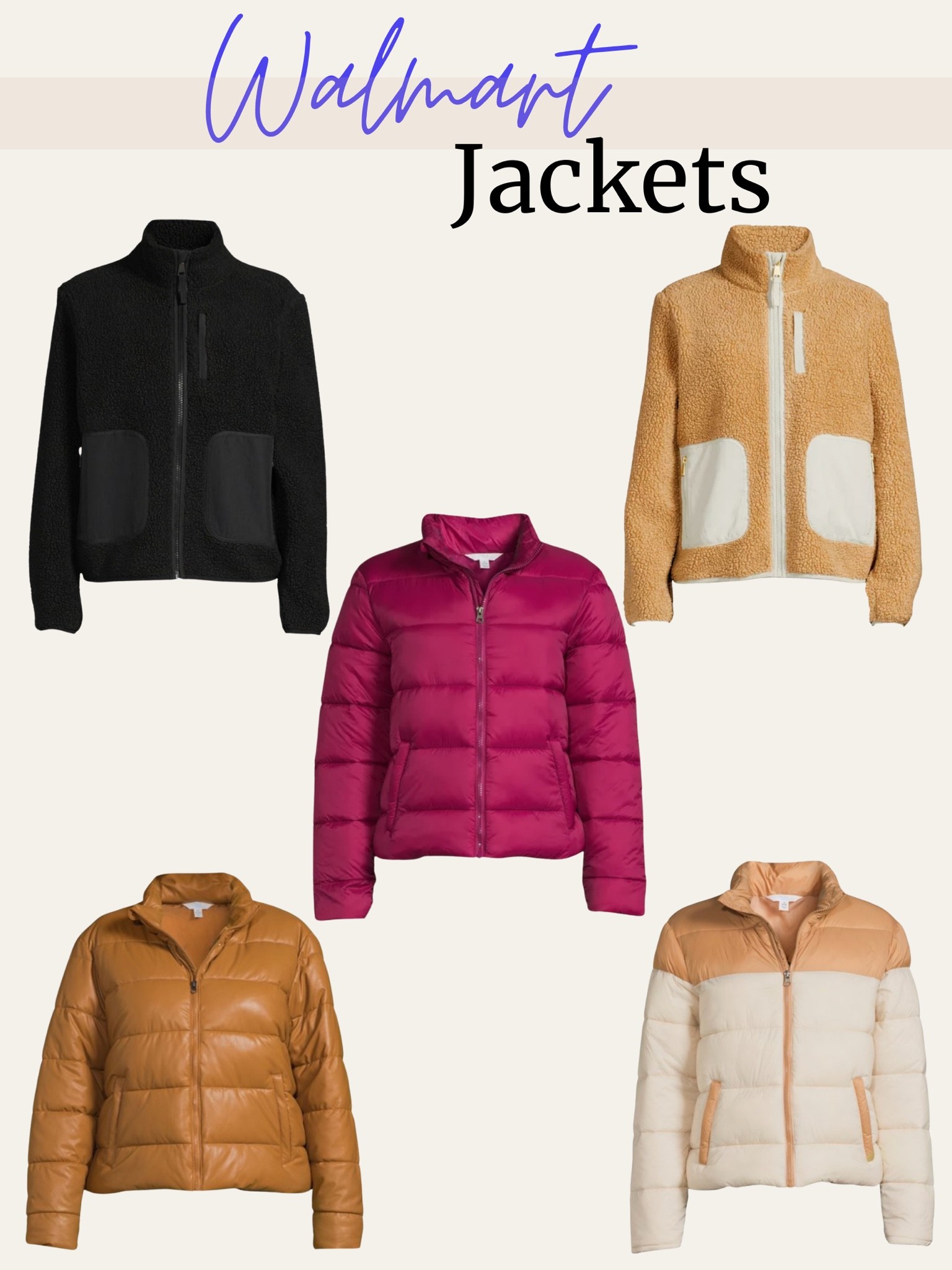 The seasons are changing and  it’s time to bundle up! These Walmart jackets are cozy and warm. And don’t forget stylish! 