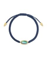 Grayson Navy Friendship Bracelet in Abalone Shell | Kendra Scott