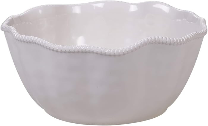 Perlette Cream Deep Bowl 11" x 5" | Amazon (US)
