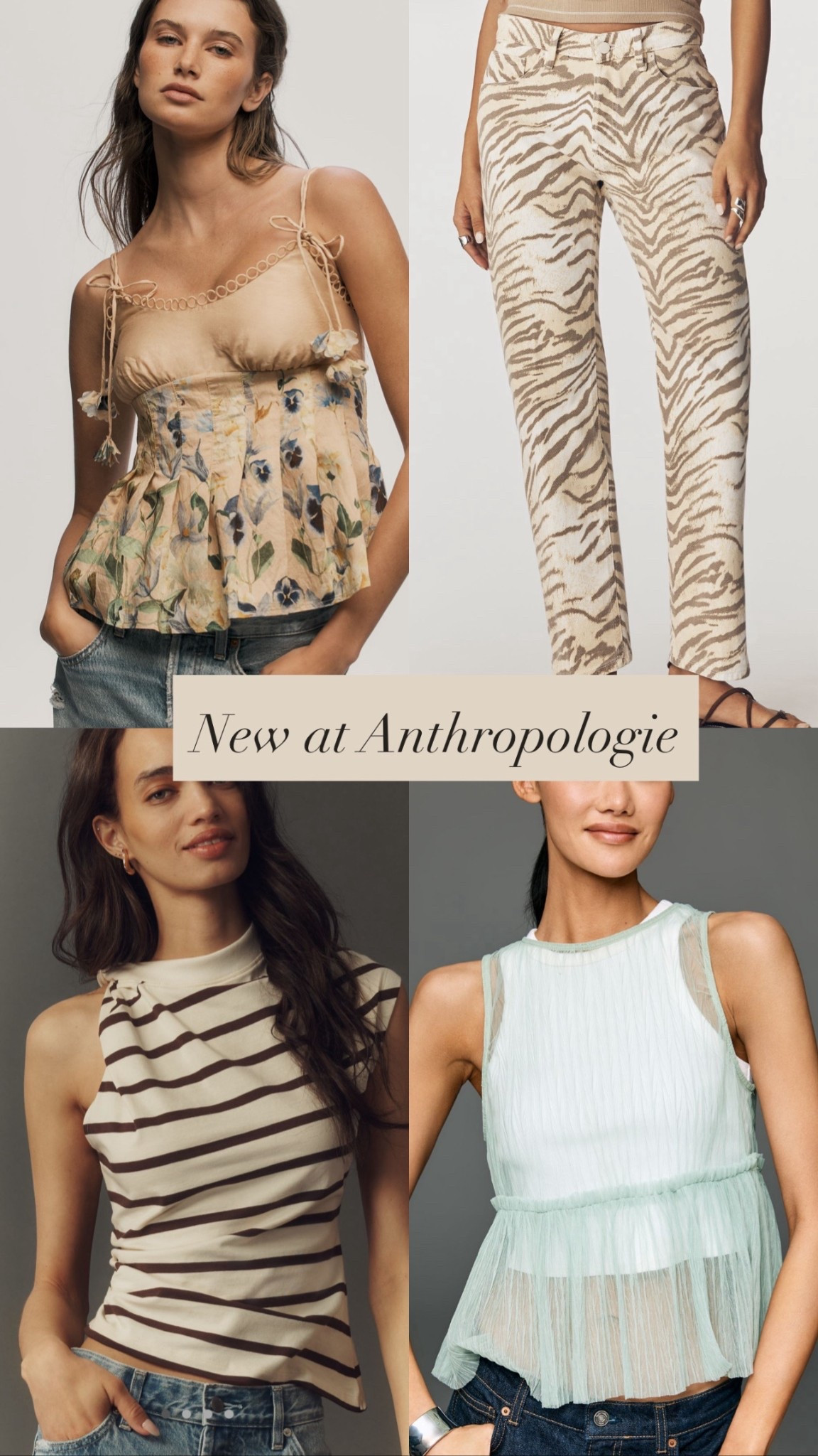 Cute spring neutrals new in at @Anthropologie 

Zebra, floral, sheer, striped, en saison, pants, green, spring outfit, summer, chic, striped, asymmetrical 

#LTKootd #LTKSeasonal #LTKWorkwear