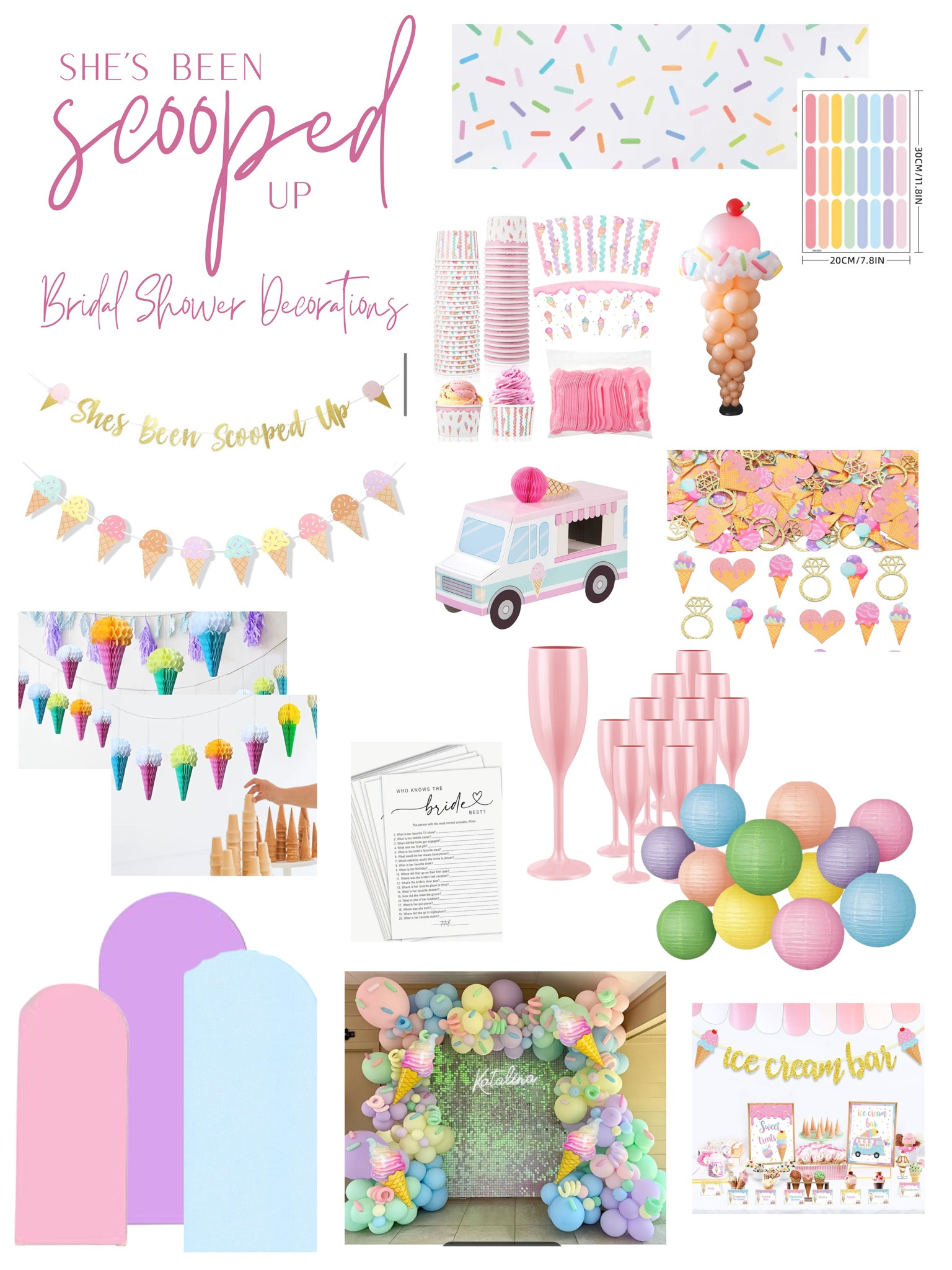 She’s been scooped up Bridal shower decorations!

#LTKParties #LTKWedding #LTKHome