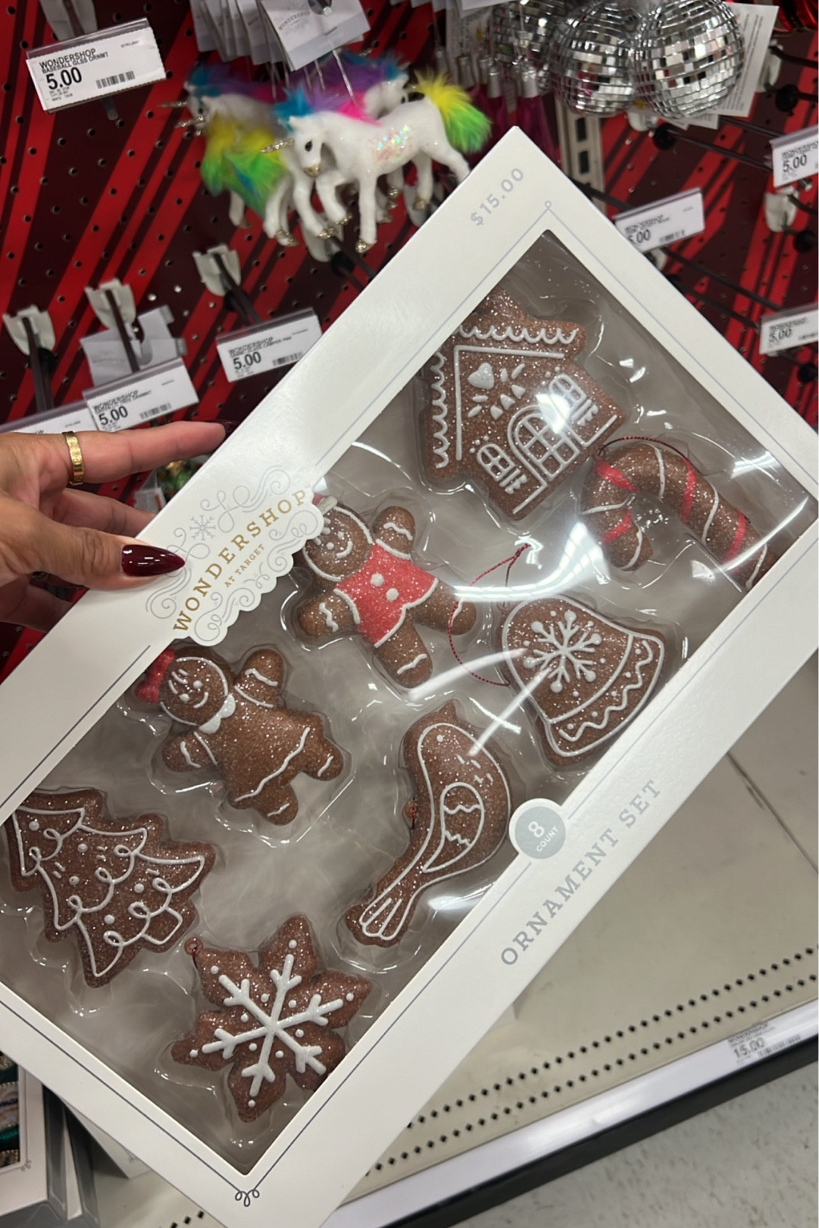 Gingerbread ornaments! So cute! Honestly you can even use these attached to a gift tag on a present! An additional cute touch! 

#LTKHoliday #LTKGiftGuide #LTKSeasonal