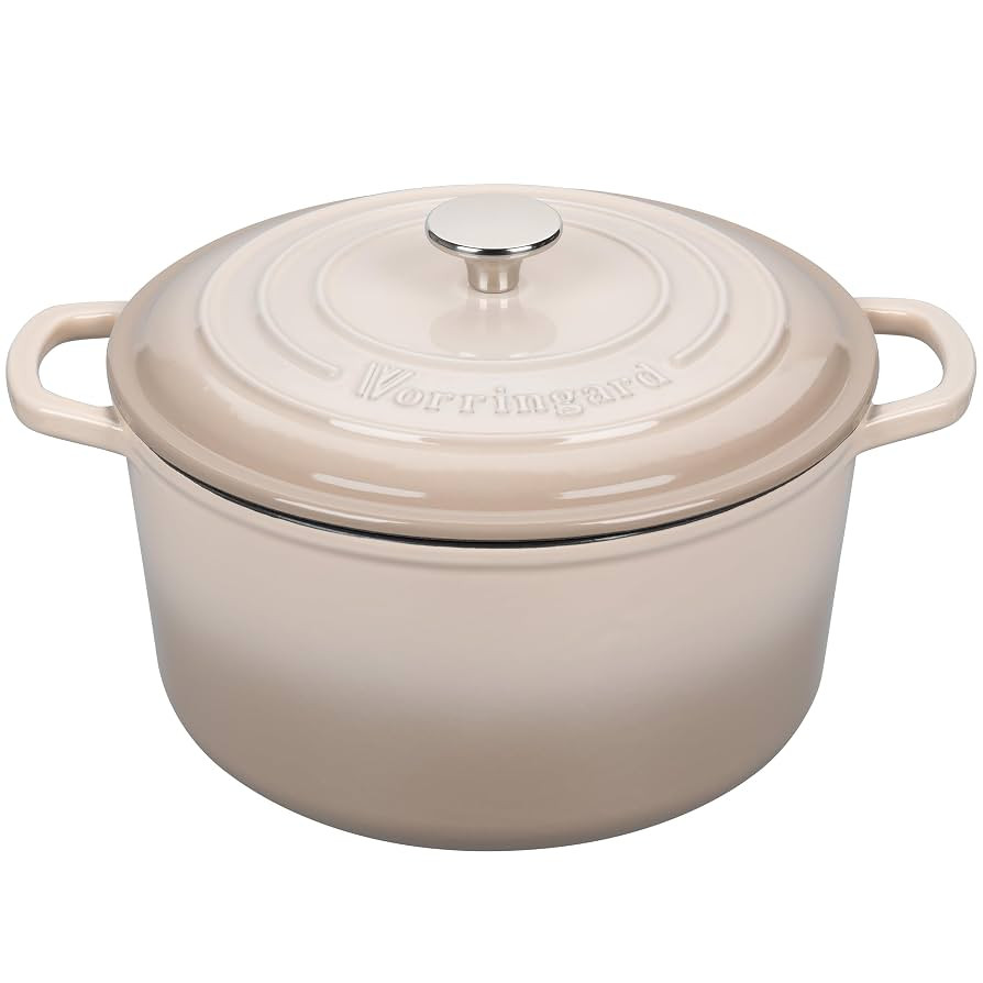 Enameled Cast Iron Dutch Oven Pot with Lid, for Sourdough Bread Baking, Round Dutch Ovens, 6 Quar... | Amazon (US)