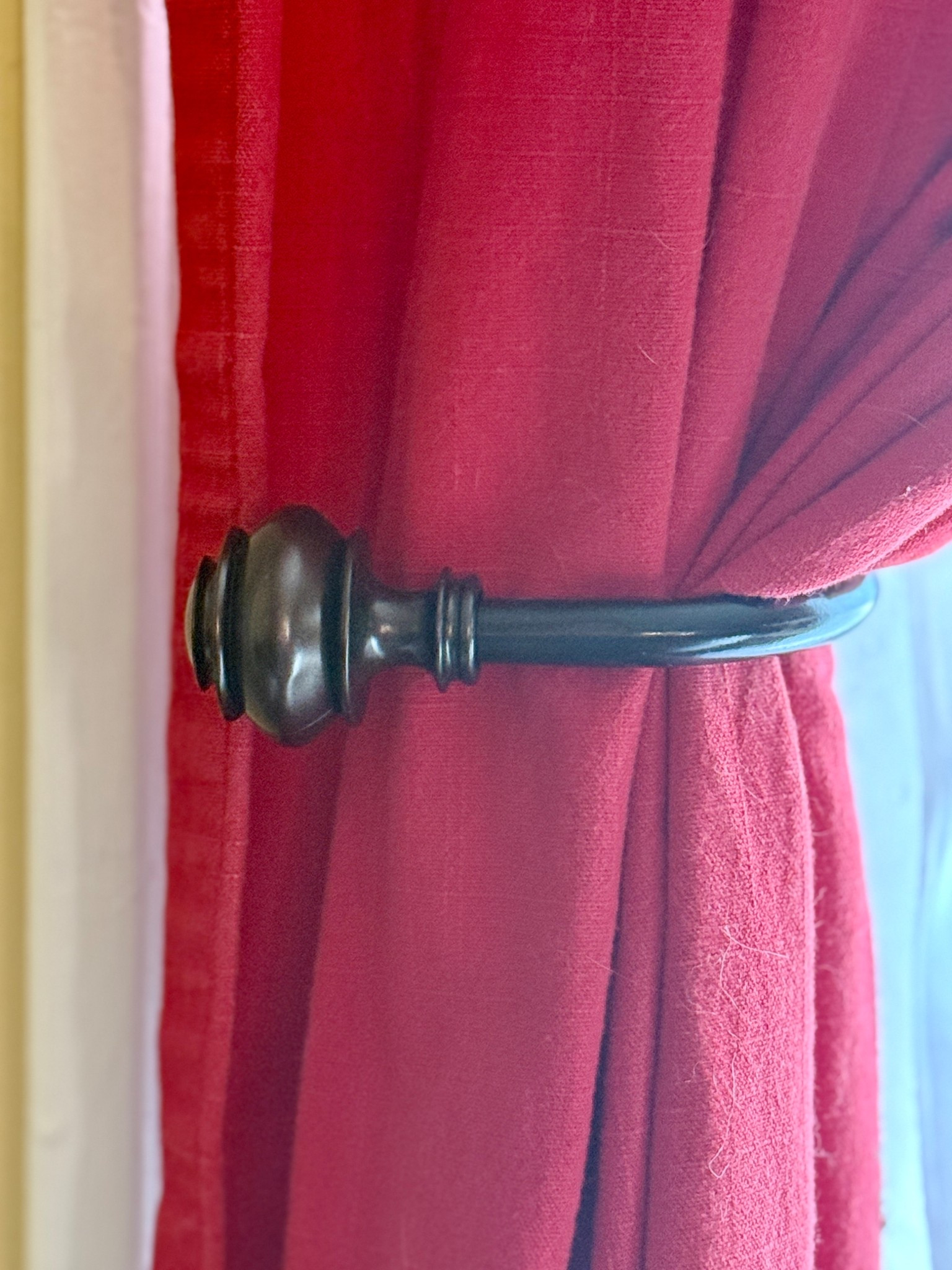 Got the prettiest curtain holders at Walmart. 2 per pack and easy to install and so affordable. 

#walmart #holdbacks #curtains 

#LTKHome