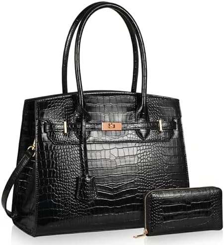 Top Handbags For women, Adjustable Strap Work Satchel with Wallet | Amazon (US)