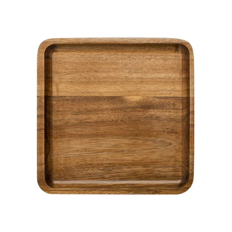 Wooden Tray Solid Rectangular Wooden Handmade Tray Disk Japanese Tea Tray for Kitchen and Bedroom | Walmart (US)